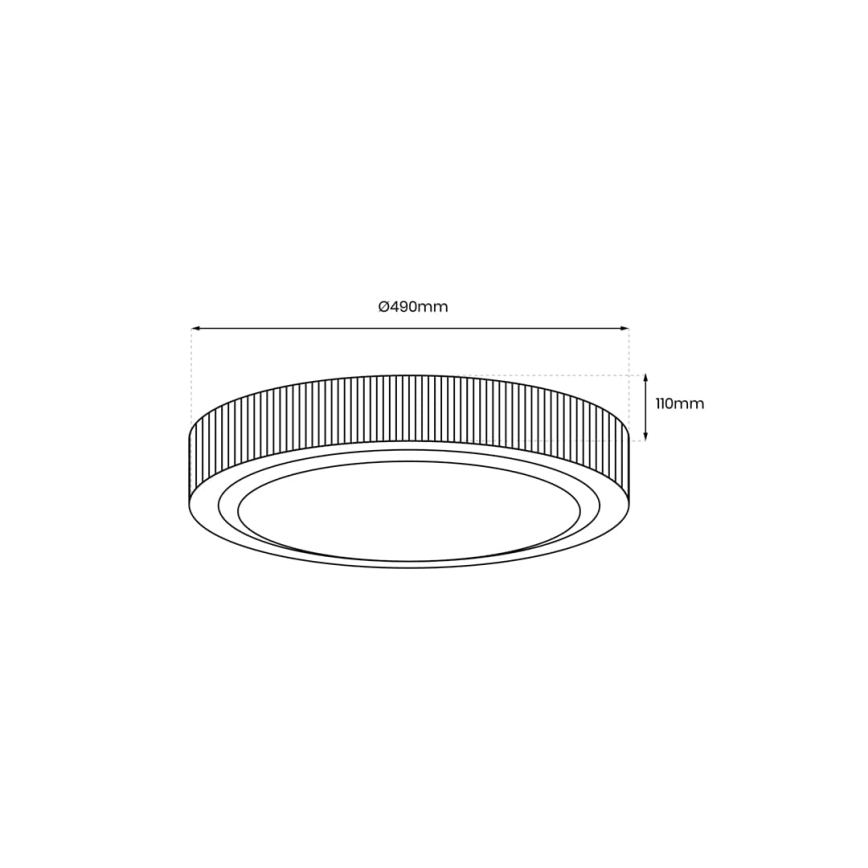 LED loftlampe MIRI LED/34W/230V diameter 49 cm
