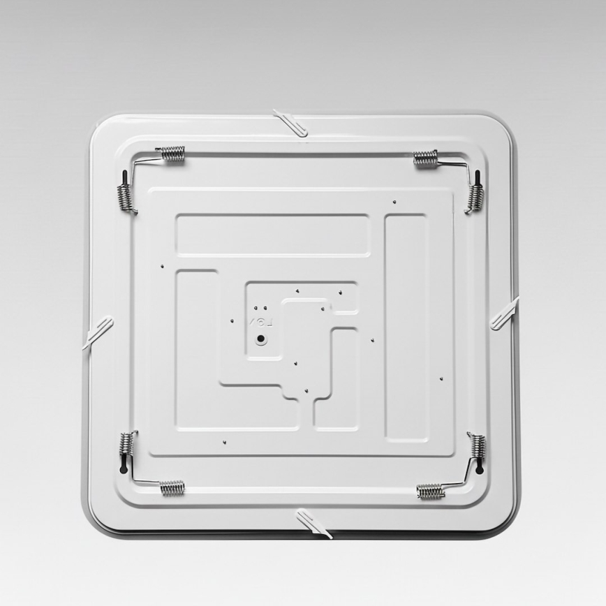 LED loftlampe NEMO LED/36W/230V 50x50 cm blank krom