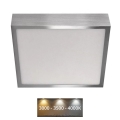 LED loftlampe NEXXO LED/21W/230 3000/3500/4000K 22,5x22,5 cm krom