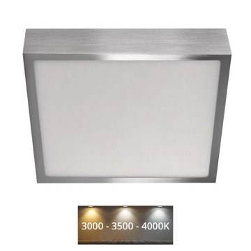 LED loftlampe NEXXO LED/21W/230 3000/3500/4000K 22,5x22,5 cm mat krom