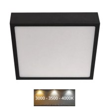 LED loftlampe NEXXO LED/21W/230V 3000/3500/4000K 22,5x22,5 cm sort