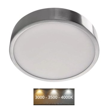 LED loftlampe NEXXO LED/21W/230V 3000/3500/4000K diameter 22,5 cm skinnende krom