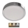 LED loftlampe NEXXO LED/21W/230V 3000/3500/4000K diameter 22,5 cm skinnende krom