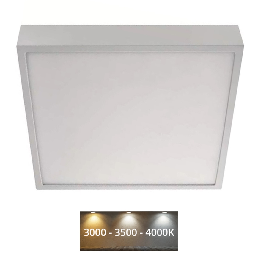 LED loftlampe NEXXO LED/28,5W/230V 3000/3500/4000K 30x30 cm hvid