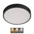 LED loftlampe NEXXO LED/28,5W/230V 3000/3500/4000K diam. 30 cm sort