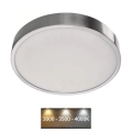 LED loftlampe NEXXO LED/28,5W/230V 3000/3500/4000K diameter 30 cm skinnende krom