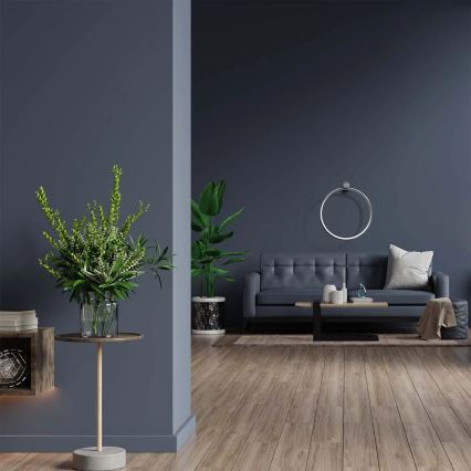 LED loftlampe NOEMI LED/20W/230V 4000K diameter 50 cm mat krom