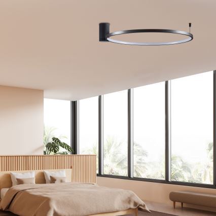 LED loftlampe NOEMI LED/20W/230V 4000K diameter 50 cm sort