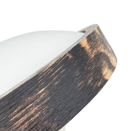 LED loftlampe OAK SLIM LED/20W/230V 4000K Ø 27 cm eg/mørkebrun