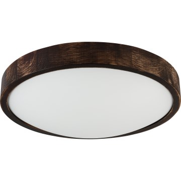 LED-loftlampe OAK SLIM LED/36W/230V 4000K Ø 37 cm eg/mørkebrun