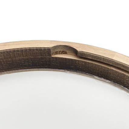 LED-loftlampe OAK SMOKY SLIM LED/36W/230V 4000K Ø 37 cm eg/mørkebrun