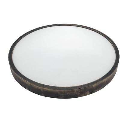 LED-loftlampe OAK SMOKY SLIM LED/36W/230V 4000K Ø 47 cm eg/mørkebrun