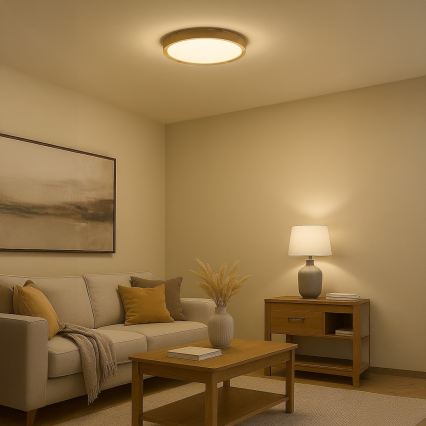 LED loftlampe ORINOKO LED/36W/230V Ø 48 cm beige