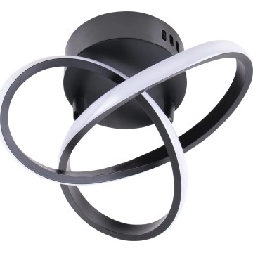LED-loftlampe OSKAR LED/15W/230V Ø25 cm, sort