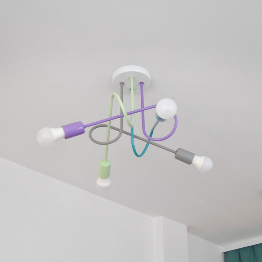 LED loftlampe OXFORD 4xE27/10W/230V
