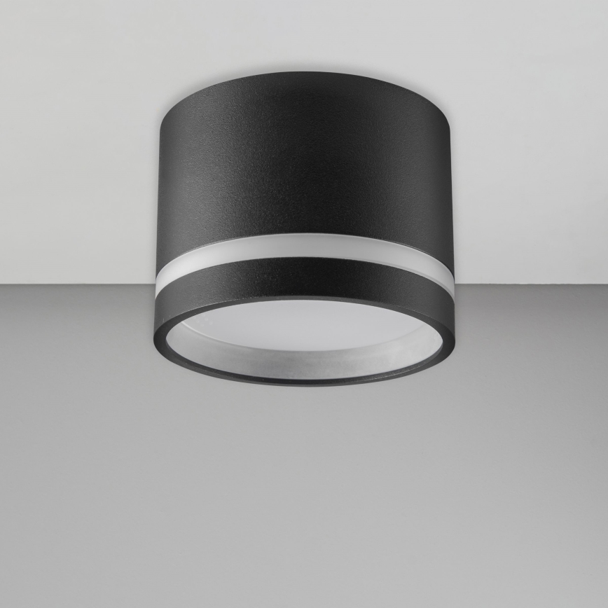 LED loftlampe PARIS 1xGX53/6W/230V sort