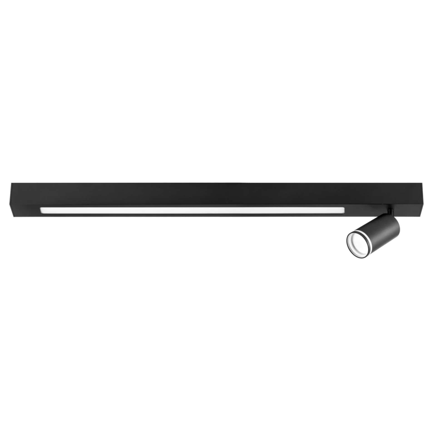 LED loftlampe PARIS LED/24W/230V + 1xGU10/10W sort