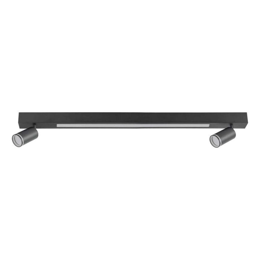 LED loftlampe PARIS LED/24W/230V + 2xGU10/10W sort