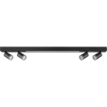 LED loftlampe PARIS LED/24W/230V + 4xGU10/10W sort