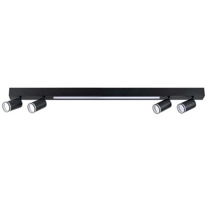 LED loftlampe PARIS LED/24W/230V + 4xGU10/10W sort