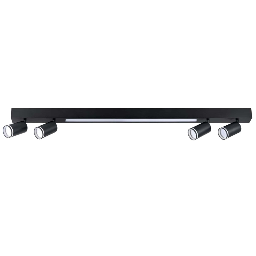 LED loftlampe PARIS LED/24W/230V + 4xGU10/10W sort