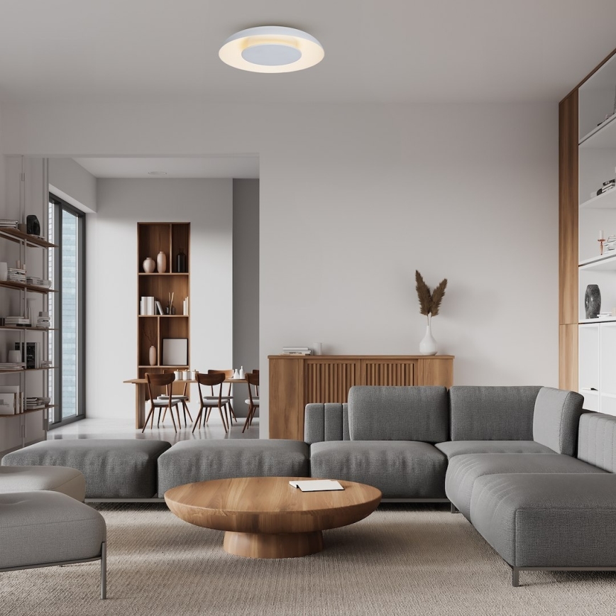 LED-loftlampe PIATTINO LED/30W/230V 3000/4000/6000K Ø 40 cm hvid