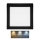 LED loftlampe RAFA LED/25W/230V 3000/4000/6000K 30x30 cm sort