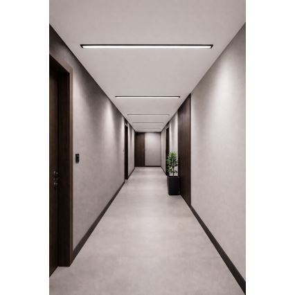 LED-loftlampe REDOM LED/24W/230V 4000K 60 cm sort