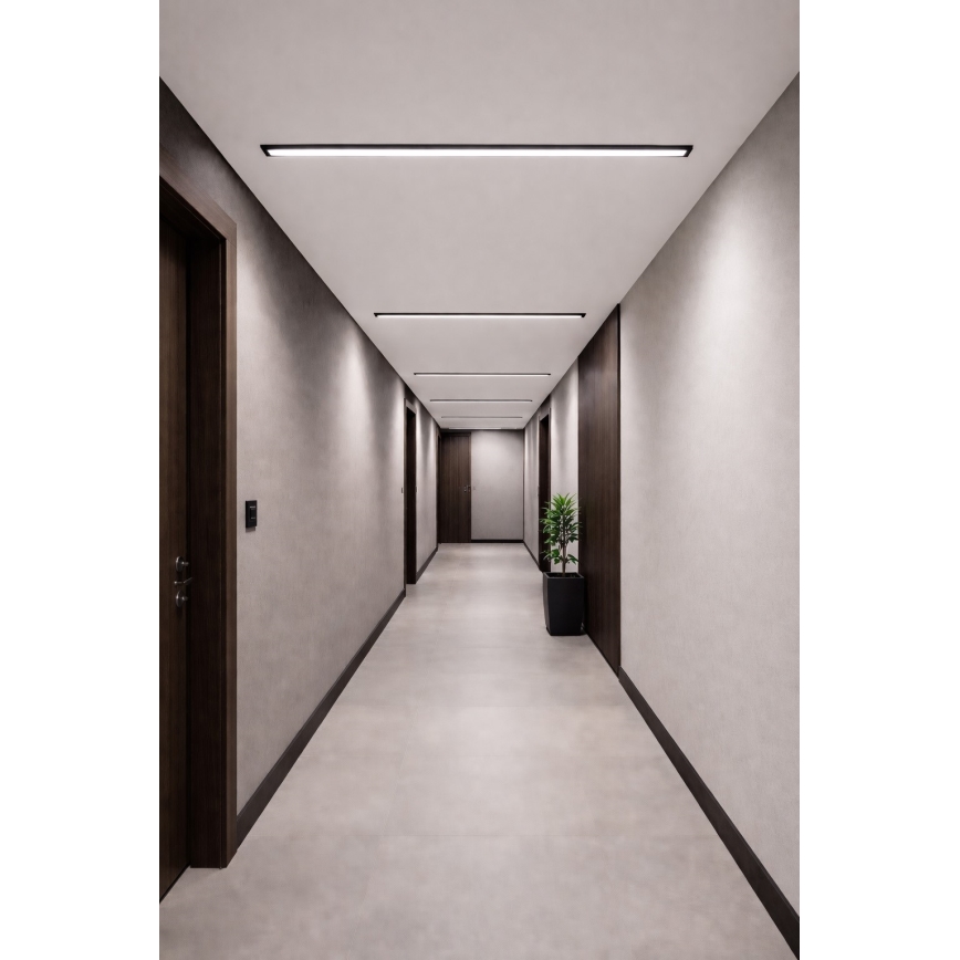 LED-loftlampe REDOM LED/24W/230V 4000K 60 cm sort