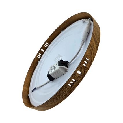 LED loftlampe RING LED/24W/230V 4200K diameter 28,5 cm brun