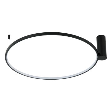LED loftlampe RING S LED/50W/230V 3000/4000/6000K Ø 90 cm sort