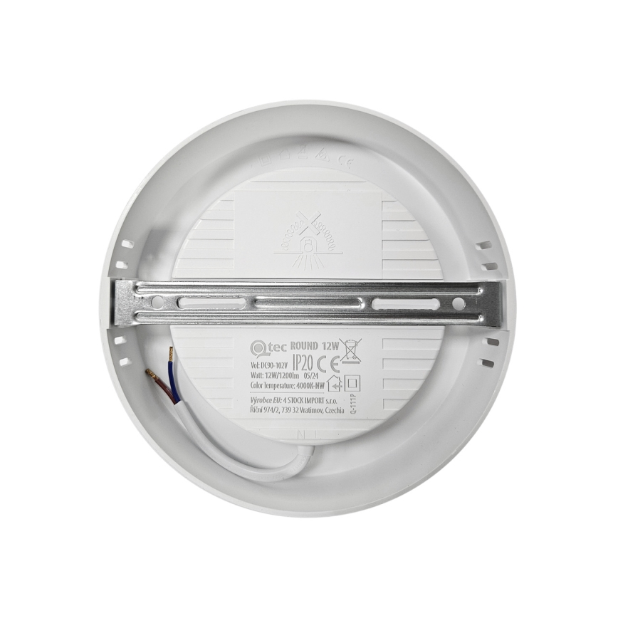 LED loftlampe ROUND LED/12W/230V 4000K diameter 16,7 cm hvid