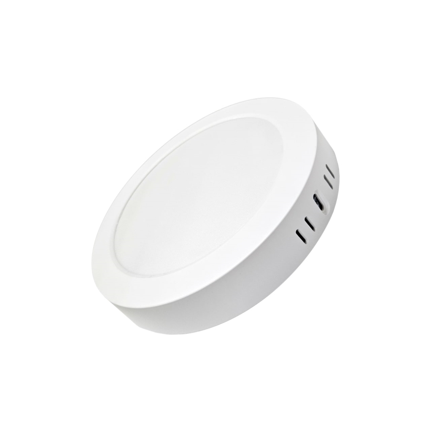 LED loftlampe ROUND LED/18W/230V 4000K diameter 21,5 cm hvid