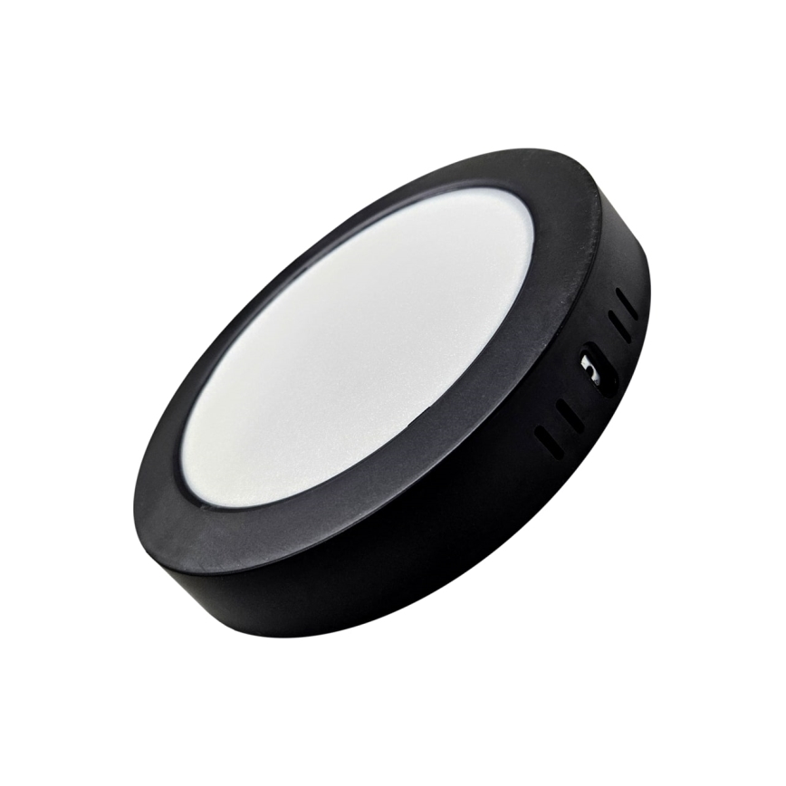 LED loftlampe ROUND LED/18W/230V 4000K diameter 21,7 cm sort