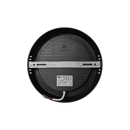 LED loftlampe ROUND LED/18W/230V 4000K diameter 21,7 cm sort