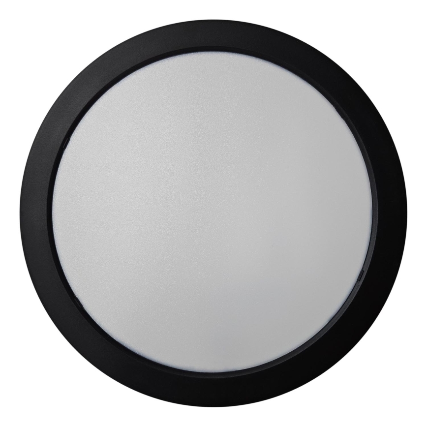 LED loftlampe ROUND LED/24W/230V 4000K diameter 28,8 cm sort