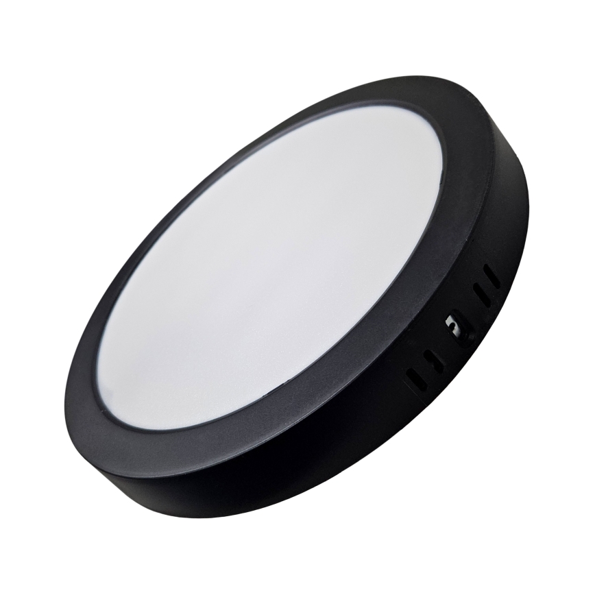 LED loftlampe ROUND LED/24W/230V 4000K diameter 28,8 cm sort