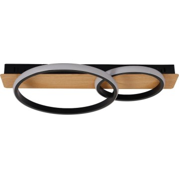 LED loftlampe ROWENA LED/14W/230V sort/brun