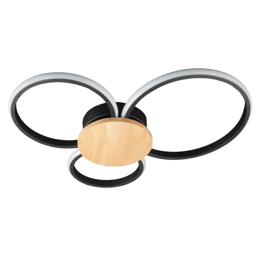 LED loftlampe SABINA LED/38W/230V gummitræ
