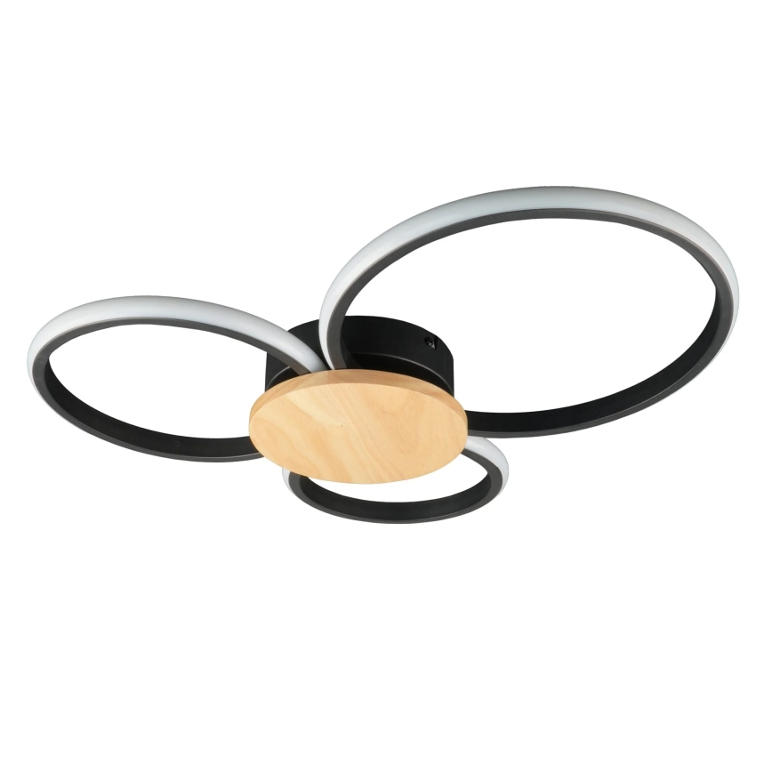LED loftlampe SABINA LED/38W/230V gummitræ