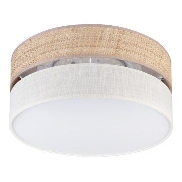 LED loftlampe SIRJA BOHO LED/20W/230V 4000K Ø 35 cm beige/creme