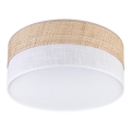 LED-loftlampe SIRJA BOHO LED/20W/230V 4000K Ø 35 cm beige/hvid