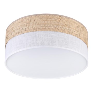 LED-loftlampe SIRJA BOHO LED/20W/230V 4000K Ø 35 cm beige/hvid