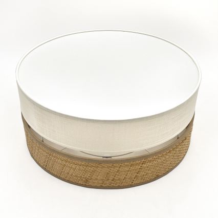 LED loftlampe SIRJA BOHO LED/20W/230V 4000K Ø 35 cm beige/creme