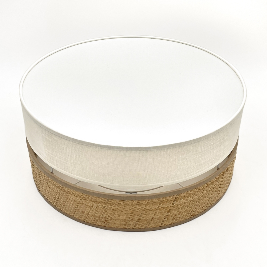 LED loftlampe SIRJA BOHO LED/20W/230V 4000K Ø 35 cm beige/creme