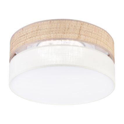 LED loftlampe SIRJA BOHO LED/20W/230V 4000K Ø 35 cm beige/creme