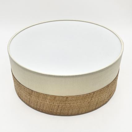 LED loftlampe SIRJA BOHO LED/20W/230V 4000K Ø 35 cm beige/creme