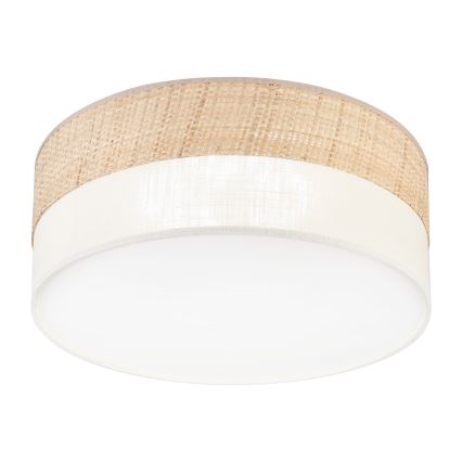 LED loftlampe SIRJA BOHO LED/20W/230V 4000K Ø 35 cm beige/creme