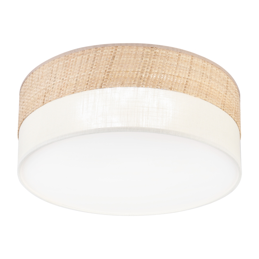 LED loftlampe SIRJA BOHO LED/20W/230V 4000K Ø 35 cm beige/creme