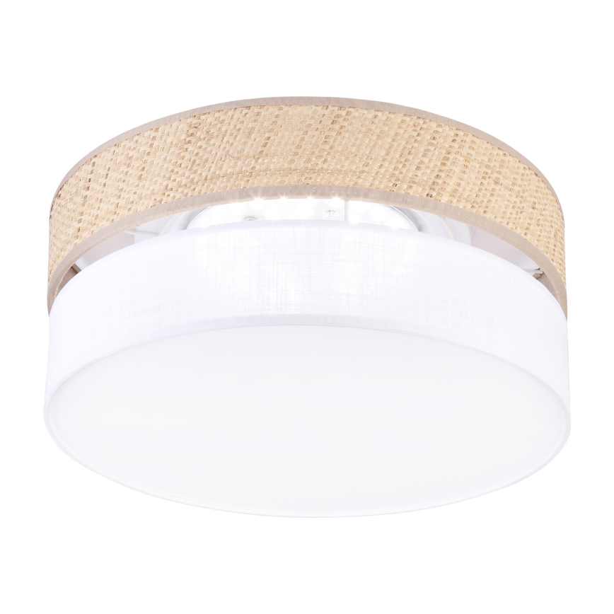 LED-loftlampe SIRJA BOHO LED/20W/230V 4000K Ø 35 cm beige/hvid